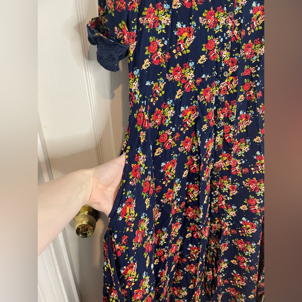 BOMBAY PAISLEY - BOHO ASYMMETRICAL HEM DRESS - Picture 6 of 10